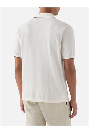 Polo In Cotone A Contrasto Sloan Maniche Corte MC2 SAINT BARTH | Polo | SLO001400095L